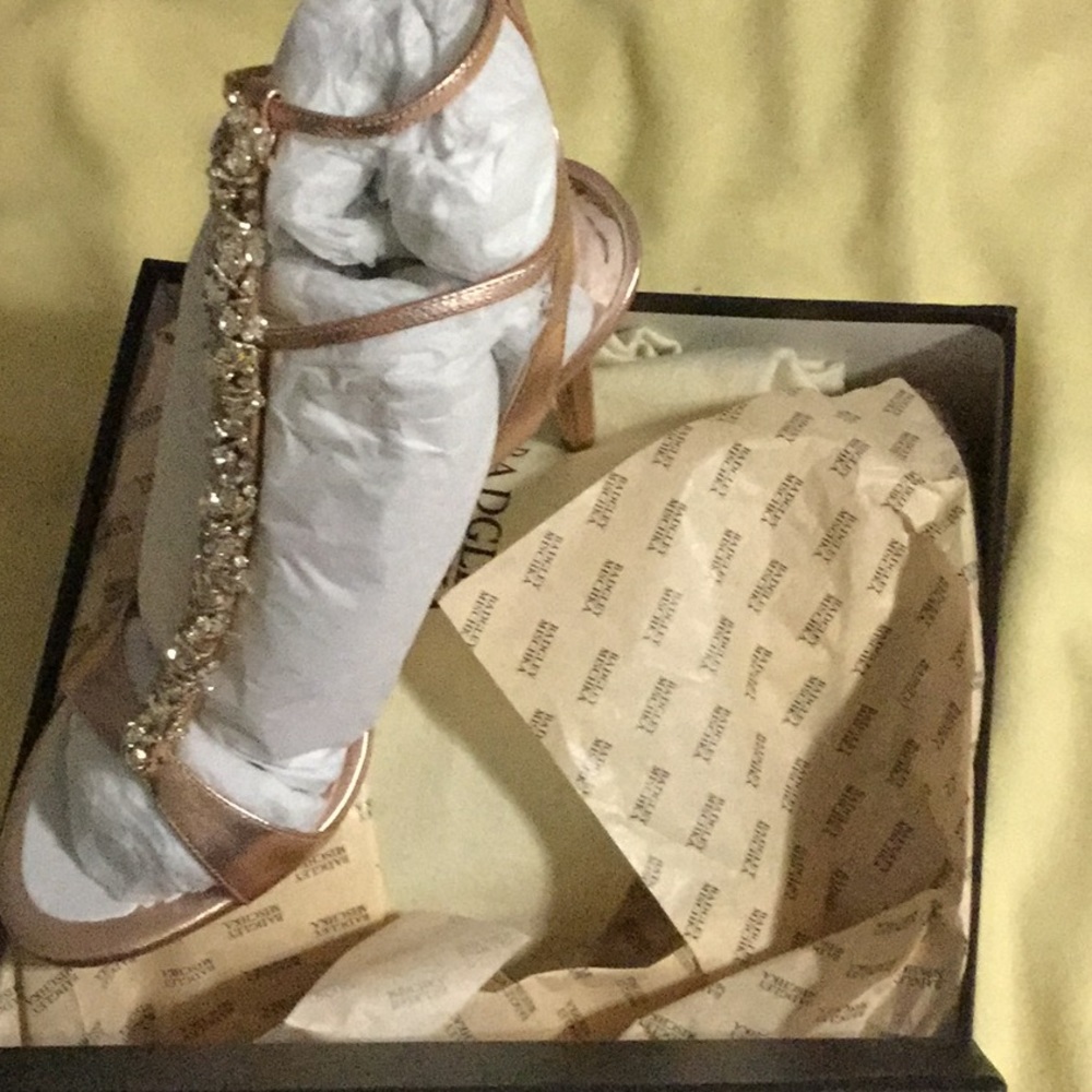 Rose metallic Sandal
